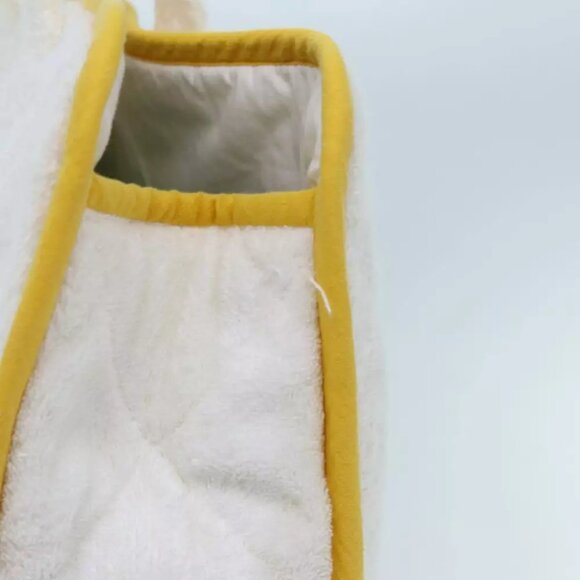 HERMES Beach bag Tote Bag Pile White Auth - Picture 5 of 7